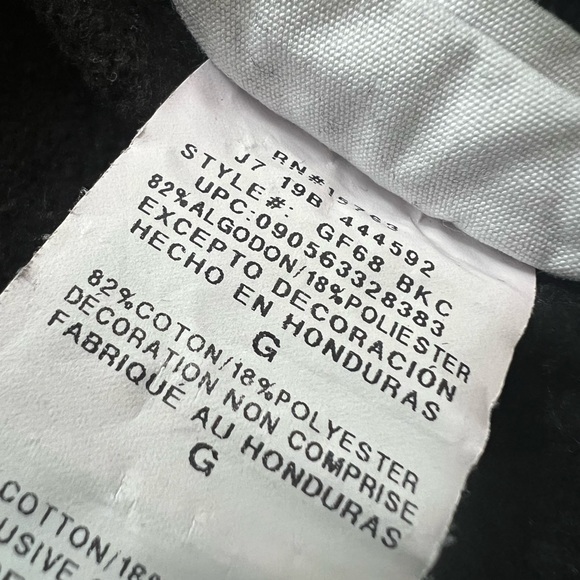 Champion Reverse Weave Men’s Large Black White Hoodie - Picture 8 of 11